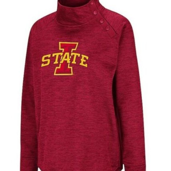 NEW Women's ISU Iowa State Cyclones Colosseum Side Snap Pullover Jacket S NWT - Picture 7 of 16